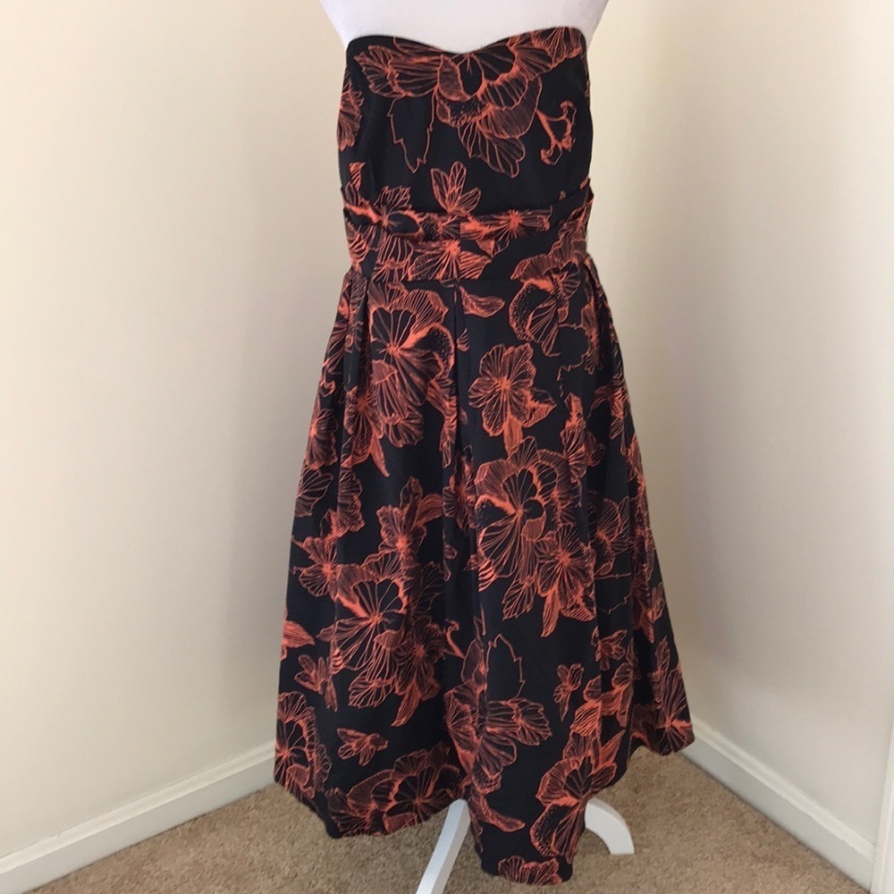 NWT! CITY CHIC black combo strapless dress